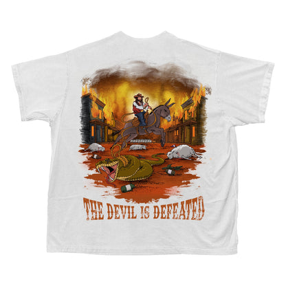 DEFEATED WHITE TEE