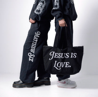 JESUS IS LOVE TOTE BAG