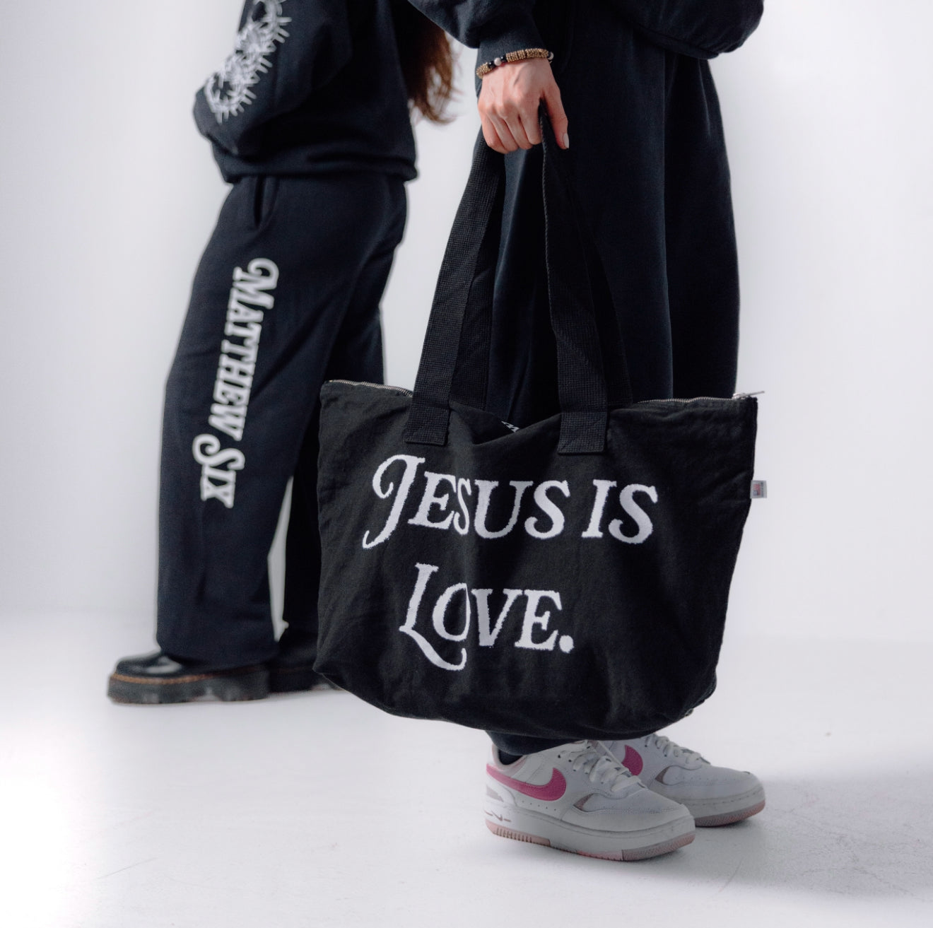 JESUS IS LOVE TOTE BAG